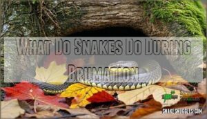 what do snakes do during brumation