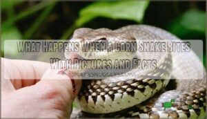 what happens when a corn snake bites with pictures and facts