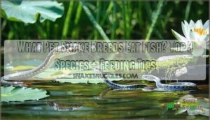 what pet snake breeds eat fish