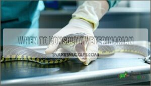 when to consult a veterinarian