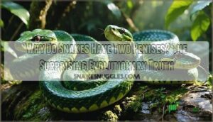 why do snakes have two penises