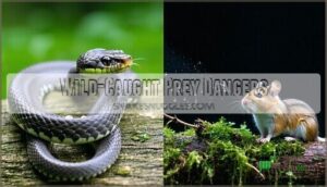 wild-caught prey dangers