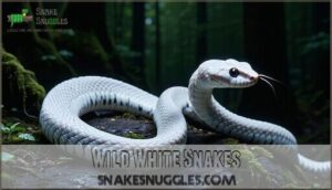 wild white snakes
