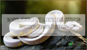 13 cool facts about albino ball pythons