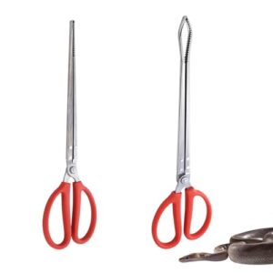 2 PCS Snake Feeding Tongs B0CSMXMRQZ