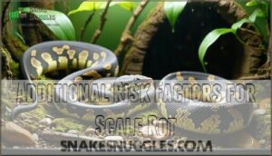 additional risk factors for scale rot