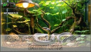 adjusting for breeding, fasting, and activity levels