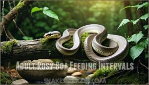 adult rosy boa feeding intervals