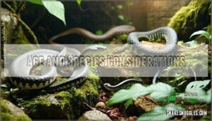 age and species considerations