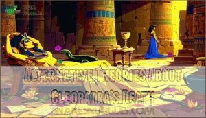 alternative theories about cleopatra’s death
