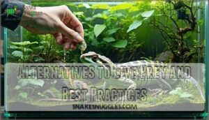 alternatives to live prey and best practices