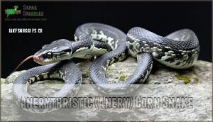 anerythristic (anery) corn snake