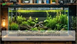 aquarium size and type aquarium size and type