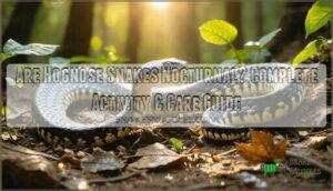 are hognose snakes nocturnal