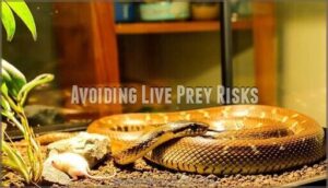 avoiding live prey risks
