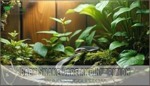 baby snake care and nutrition