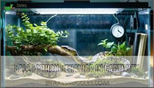 ball python behavior in captivity
