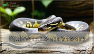 ball python bites and aggression