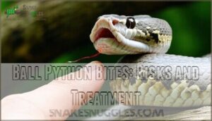 ball python bites: risks and treatment