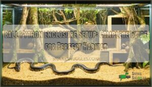 ball python enclosure setup