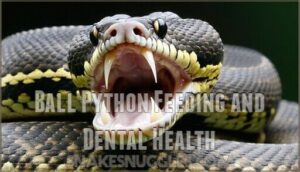 ball python feeding and dental health