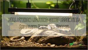 ball python lighting setup essential