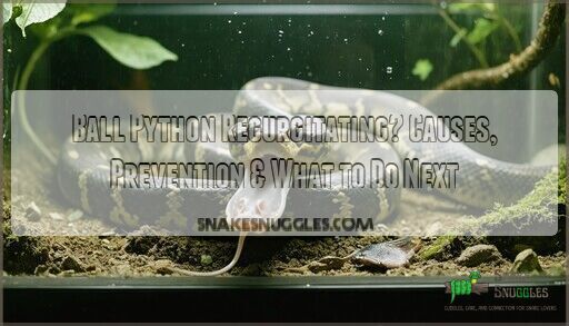 Ball Python Regurgitating? Causes, Prevention & What to Do Next