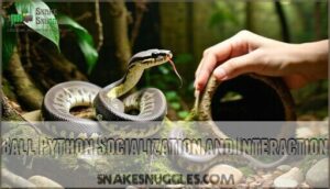 ball python socialization and interaction
