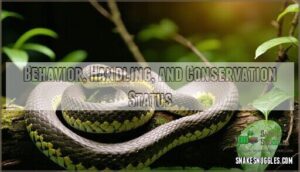 behavior, handling, and conservation status