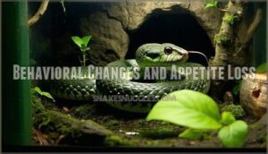 behavioral changes and appetite loss