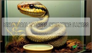 behavioral changes indicating illness