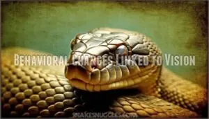 behavioral changes linked to vision behavioral changes linked to vision