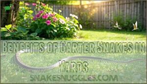 benefits of garter snakes in yards