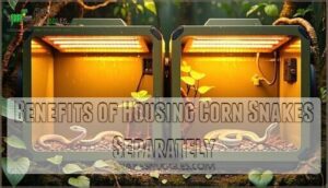 benefits of housing corn snakes separately