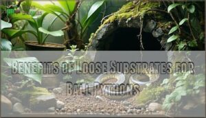 benefits of loose substrates for ball pythons