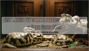 best large pet snake breeds and how to keep them healthy
