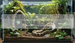 best snake enclosure for ball python