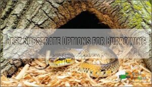 best substrate options for burrowing