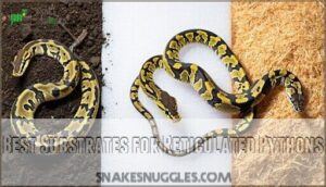 best substrates for reticulated pythons