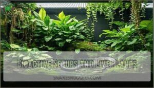 bioactive setups and live plants