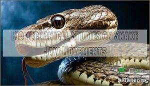 biomechanical studies on snake jaw movements