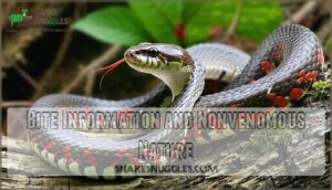 bite information and nonvenomous nature
