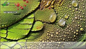 blisters and lesions