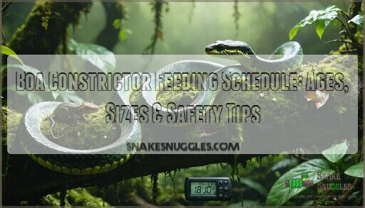 Boa Constrictor Feeding Schedule: Ages, Sizes & Safety Tips - Boa Constrictor Feeding Times