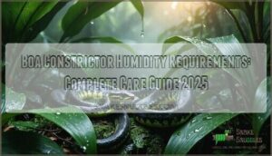 boa constrictor humidity requirements