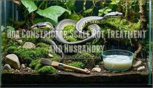 boa constrictor scale rot treatment and husbandry