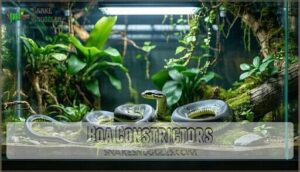 boa constrictors