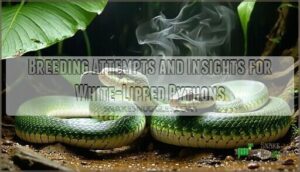breeding attempts and insights for white-lipped pythons