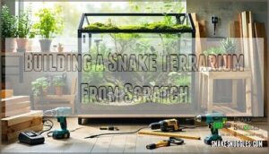 building a snake terrarium from scratch