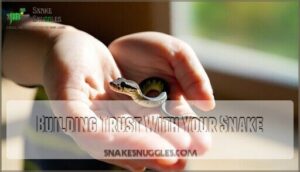 building trust with your snake